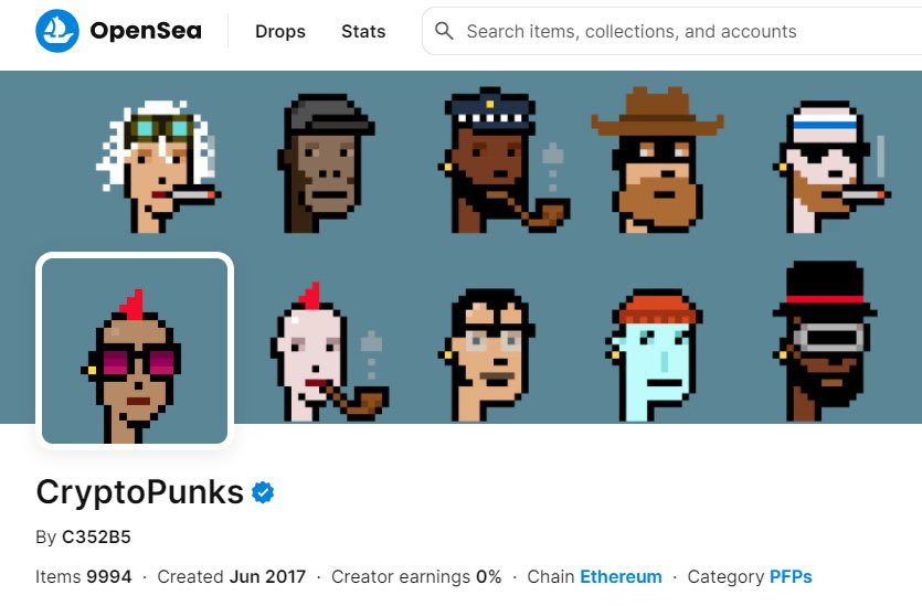 cryptopunks nft, que son los cryptopunks nft, quien creo los cryptopunks nft, cuanto cuesta cryptopunk nft, por que´cryptopunk es tan caro